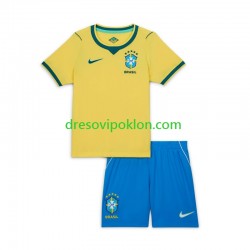 Brazil Dres Domaći World Cup 2026 Kratkih Rukava ,Dječji Komplet