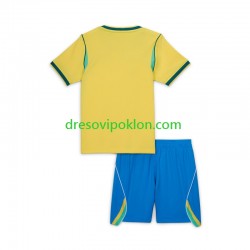 Brazil Dres Domaći World Cup 2026 Kratkih Rukava ,Dječji Komplet