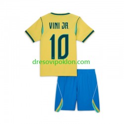 Brazil Vinicius Junior 10 Dres Domaći World Cup 2026 Kratkih Rukava ,Dječji Komplet