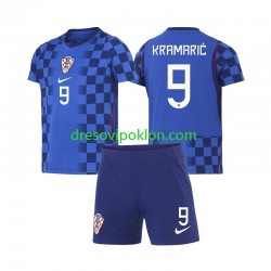 Hrvatska Andrej Kramaric 9 Dres Gostujući World Cup 2026 Kratkih Rukava ,Dječji Komplet