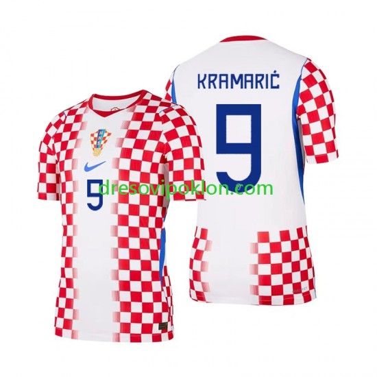 Hrvatska Andrej Kramaric 9 Dres Domaći World Cup 2026 Kratkih Rukava ,Muški