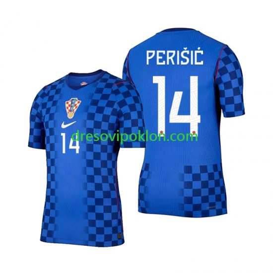 Hrvatska Ivan Perisic 14 Dres Gostujući World Cup 2026 Kratkih Rukava ,Muški