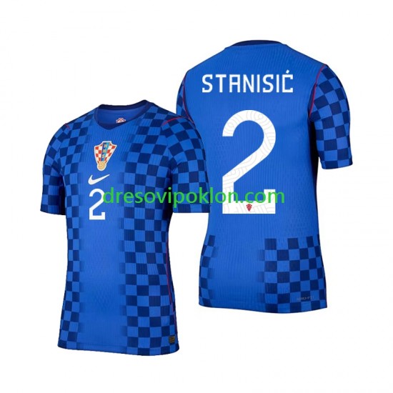 Hrvatska Josip Stanisic 2 Dres Gostujući World Cup 2026 Kratkih Rukava ,Muški