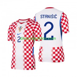 Hrvatska Josip Stanisic 2 Dres Domaći World Cup 2026 Kratkih Rukava ,Muški