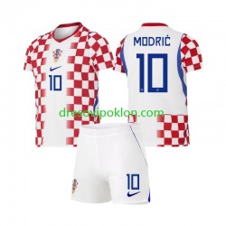 Hrvatska Modrić Luka 10 Dres Domaći World Cup 2026 Kratkih Rukava ,Dječji Komplet