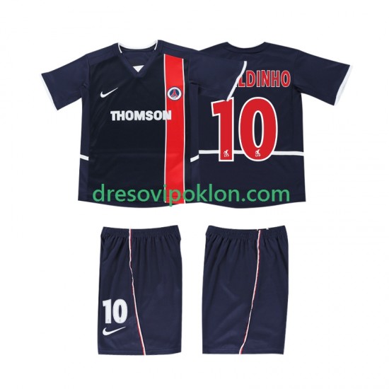 AC Milan RONALDINHO 10 2003 Retro Dres Domaći 2002 Kratkih Rukava ,Dječji Komplet