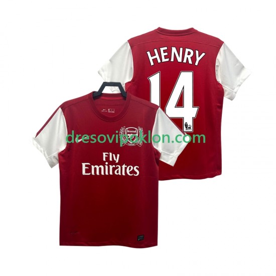 Arsenal HENRY 14 2012 Retro Dres Domaći 2011 Kratkih Rukava ,Muški