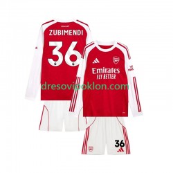 Arsenal Martin Zubimendi 36 Dres Domaći 2025-2026 Kratkih Rukava ,Dječji Komplet