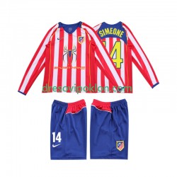 Atlético Madrid SIMEONE 14 2005 Retro Dres Domaći 2004 Dugim Rukavima ,Dječji Komplet