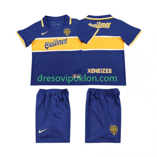 Boca Juniors 1996 1997 Retro Dres Domaći Kratkih Rukava ,Dječji Komplet