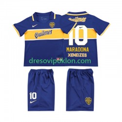 Boca Juniors MARADONA 10 1996 1997 Retro Dres Domaći Kratkih Rukava ,Dječji Komplet