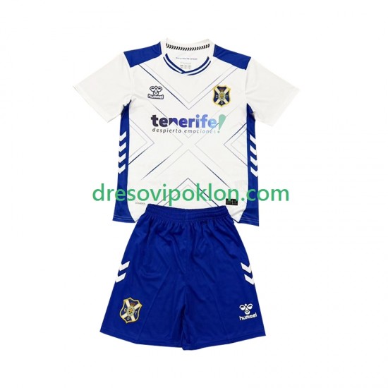 CD Tenerife Dres Domaći 2025-2026 Kratkih Rukava ,Dječji Komplet