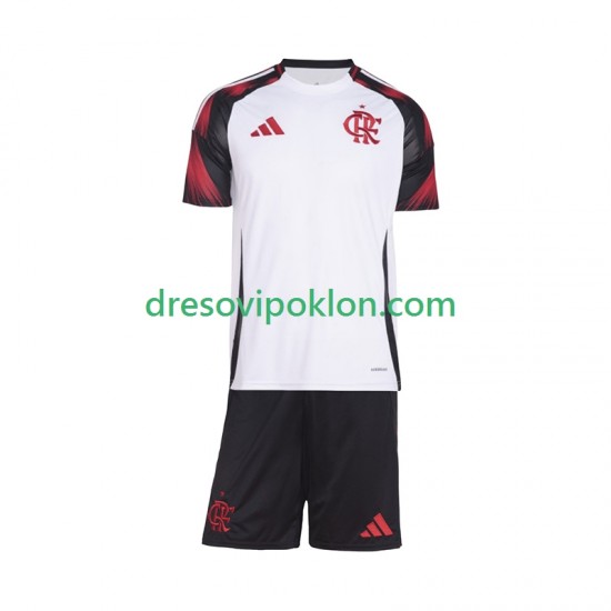 CR Flamengo Dres Gostujući 2025-2026 Kratkih Rukava ,Dječji Komplet