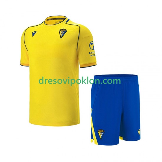 Cádiz CF Dres Domaći 2025-2026 Kratkih Rukava ,Dječji Komplet