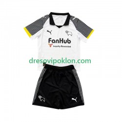 Derby County Dres Domaći 2025-2026 Kratkih Rukava ,Dječji Komplet