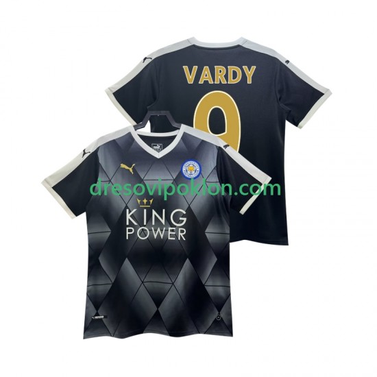 Leicester City VARDY 9 2014 2015 Retro Dres Gostujući Kratkih Rukava ,Muški