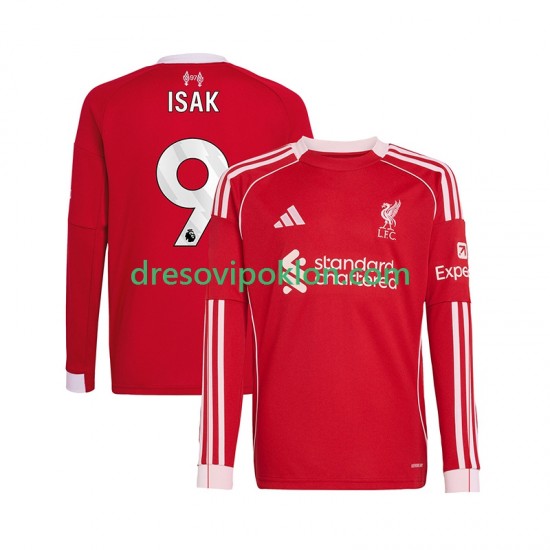 Liverpool ISAK 9 Dres Domaći 2025-2026 Dugim Rukavima ,Muški