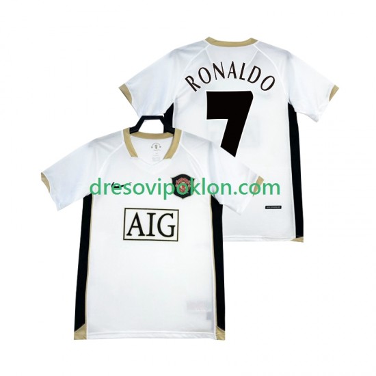 Manchester United RONALDO 7 Retro Dres Gostujući 2006-2007 Kratkih Rukava ,Muški