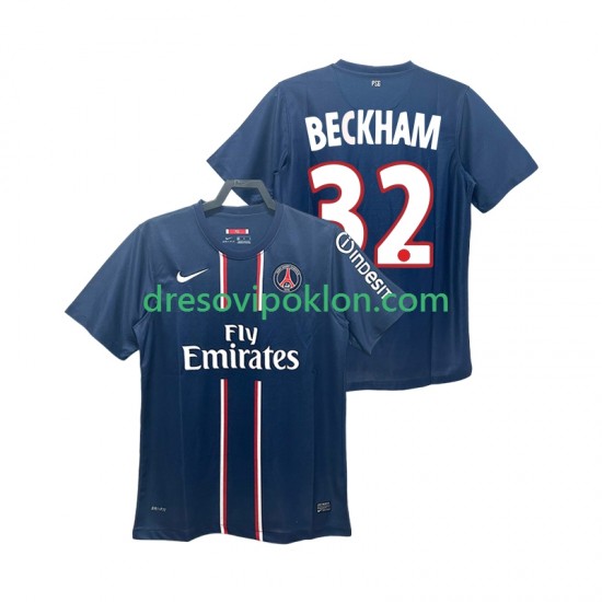 Paris Saint-Germain BECKHAM 32 2012 2013 Retro Dres Domaći Kratkih Rukava ,Muški
