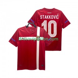 Srbija STAKKOVIC 10 Retro Dres Domaći 2010 Kratkih Rukava ,Muški