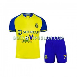 Al-Nassr Ronaldo 7 Dres Domaći 2022-2023 Kratkih Rukava ,Dječji Komplet