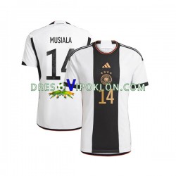 Njemačka Musiala 14 Dres Domaći World Cup 2022 Kratkih Rukava ,Muški
