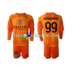 Paris Saint-Germain Golmanski Donnarumma 99 Dres Gostujući 2022-2023 Dugim Rukavima ,Dječji Komplet