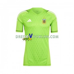 Argentina Golmanski Dres Domaći World Cup 2022 Kratkih Rukava ,Muški
