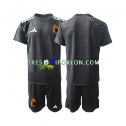 Belgija Golmanski Courtois 1 Dres Gostujući 2022 Kratkih Rukava ,Dječji Komplet