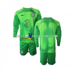 Chelsea Golmanski Dres Treći 2022-2023 Dugim Rukavima ,Dječji Komplet