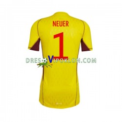 Njemačka Golmanski Manuel Neuer 1 Dres Gostujući World Cup 2022 Kratkih Rukava ,Muški