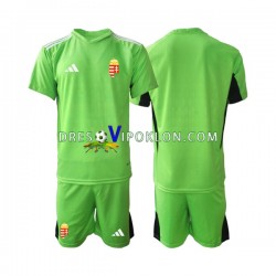 Mađarska Golmanski Dres Domaći 2022 Kratkih Rukava ,Dječji Komplet