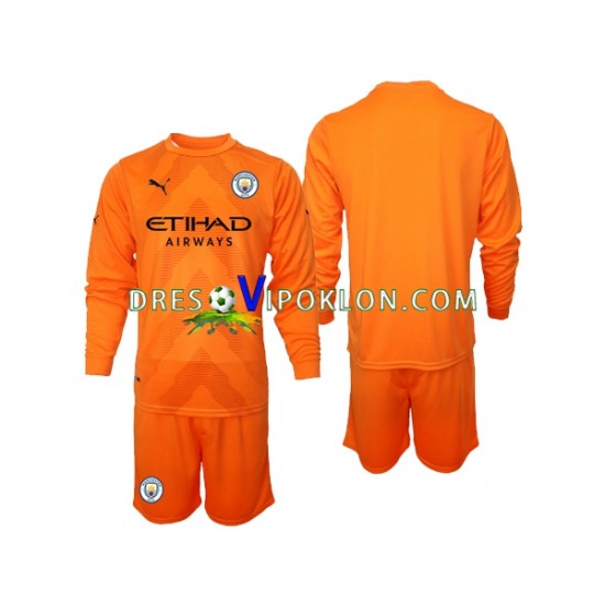 Manchester City Golmanski Dres Treći 2022-2023 Dugim Rukavima ,Dječji Komplet