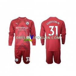 Manchester City Golmanski Ederson M 31 Dres Domaći 2022-2023 Dugim Rukavima ,Dječji Komplet