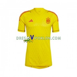 Španjolska Golmanski Dres Gostujući 2022-2023 Kratkih Rukava ,Muški