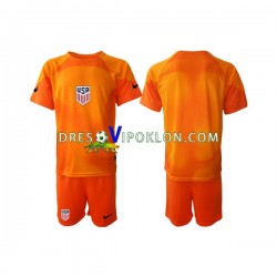 SAD Golmanski Dres Domaći World Cup 2022 Kratkih Rukava ,Dječji Komplet