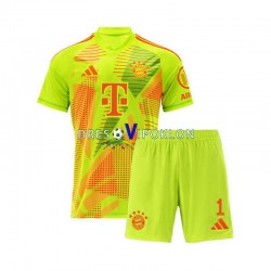 FC Bayern München Golmanski Manuel Neuer 1 Dres Domaći 2024-2025 Kratkih Rukava ,Dječji Komplet