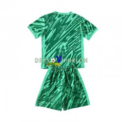 Brazil Golmanski Dres Treći 2024 Kratkih Rukava ,Dječji Komplet