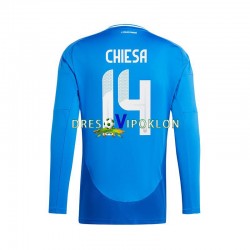 Italija Chiesa 14 Dres Domaći Euro 2024 Dugim Rukavima ,Muški