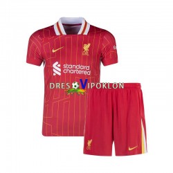 Liverpool Dres Domaći 2024-2025 Kratkih Rukava ,Dječji Komplet