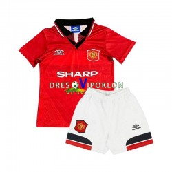 Manchester United Retro Dres Domaći 1994 Kratkih Rukava ,Dječji Komplet