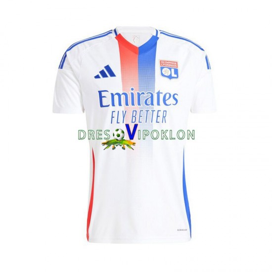 Olympique Lyonnais Dres Domaći 2024-2025 Kratkih Rukava ,Muški