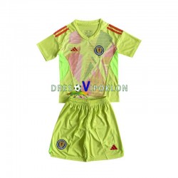 Škotska Golmanski Dres Domaći Euro 2024 Kratkih Rukava ,Dječji Komplet