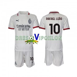 AC Milan Rafael Leao 10 Dres Gostujući 2024-2025 Kratkih Rukava ,Dječji Komplet