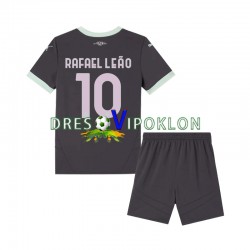 AC Milan Rafael Leao 10 Dres Treći 2024-2025 Kratkih Rukava ,Dječji Komplet