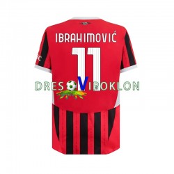 AC Milan ibrahimovic 11 Dres Domaći 2024-2025 Kratkih Rukava ,Muški