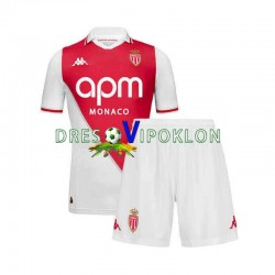 AS Monaco Dres Domaći 2024-2025 Kratkih Rukava ,Dječji Komplet