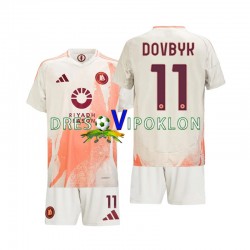 Roma Artem Dovbyk 11 Dres Gostujući 2024-2025 Kratkih Rukava ,Dječji Komplet