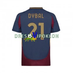Roma Paulo Dybala 21 Dres Treći 2024-2025 Kratkih Rukava ,Muški