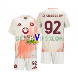 Roma Stephan El Shaarawy 92 Dres Gostujući 2024-2025 Kratkih Rukava ,Dječji Komplet